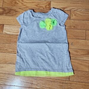 Girls floral Neon Flower 3d Flower shirt